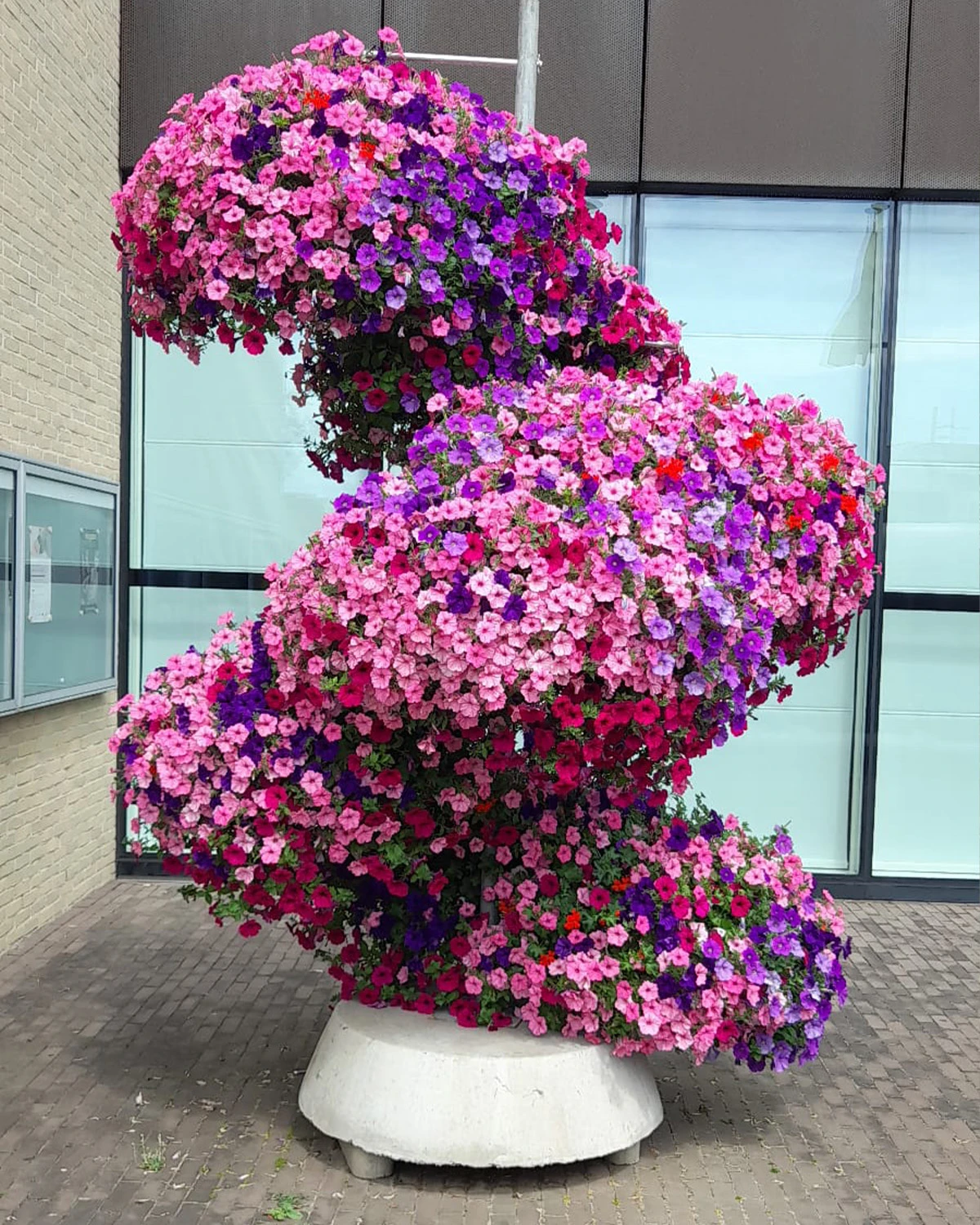 Bloemenspiralen / Bloementorens