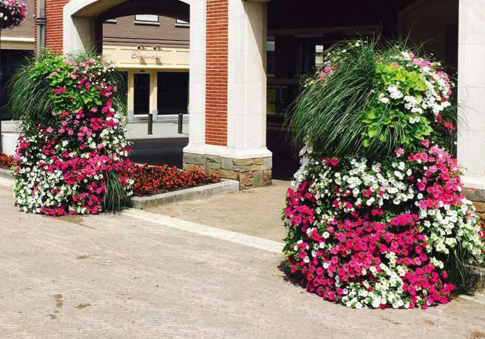 Bloemenspiralen / Bloementorens